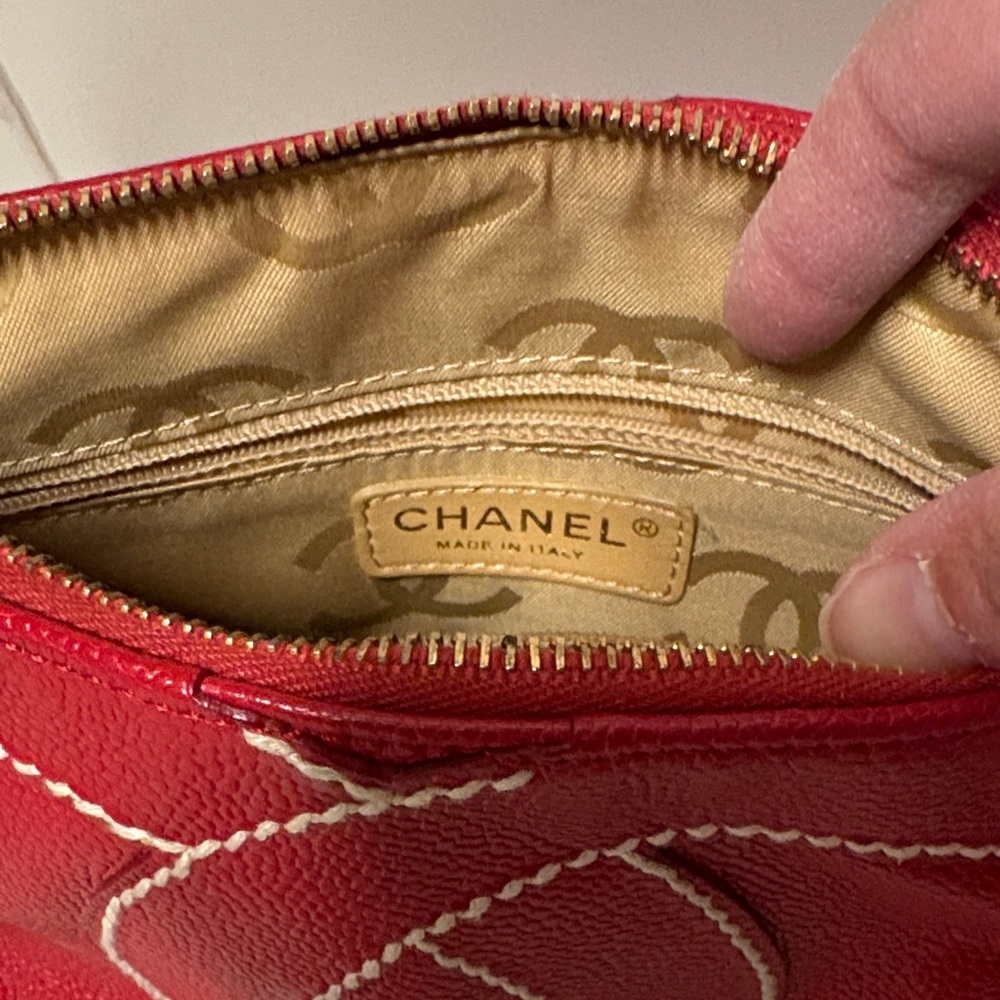 NWT Vintage Chanel red bag - Picture 2 of 7